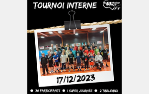 Tournoi Interne 17/12