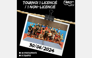 Tournoi Interne 1 Licencié + 1 non-licencié