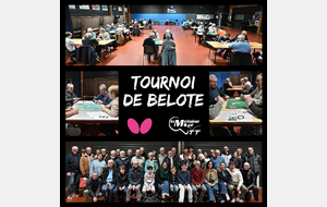 Tournoi de Belote 31/01