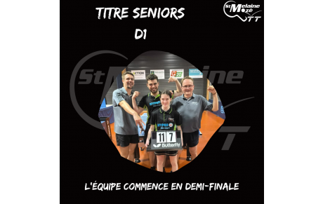 Titres Seniors 22/06