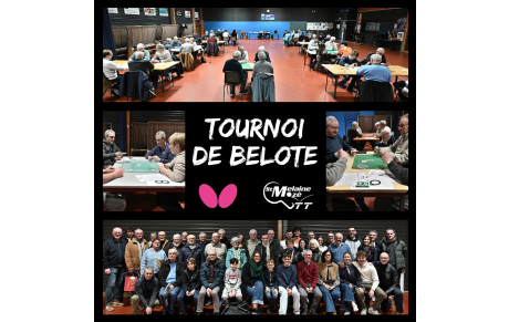 Tournoi de Belote 31/01